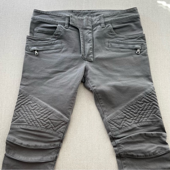 BALMAIN Gray Authentic Designer Jeans - Picture 5 of 6